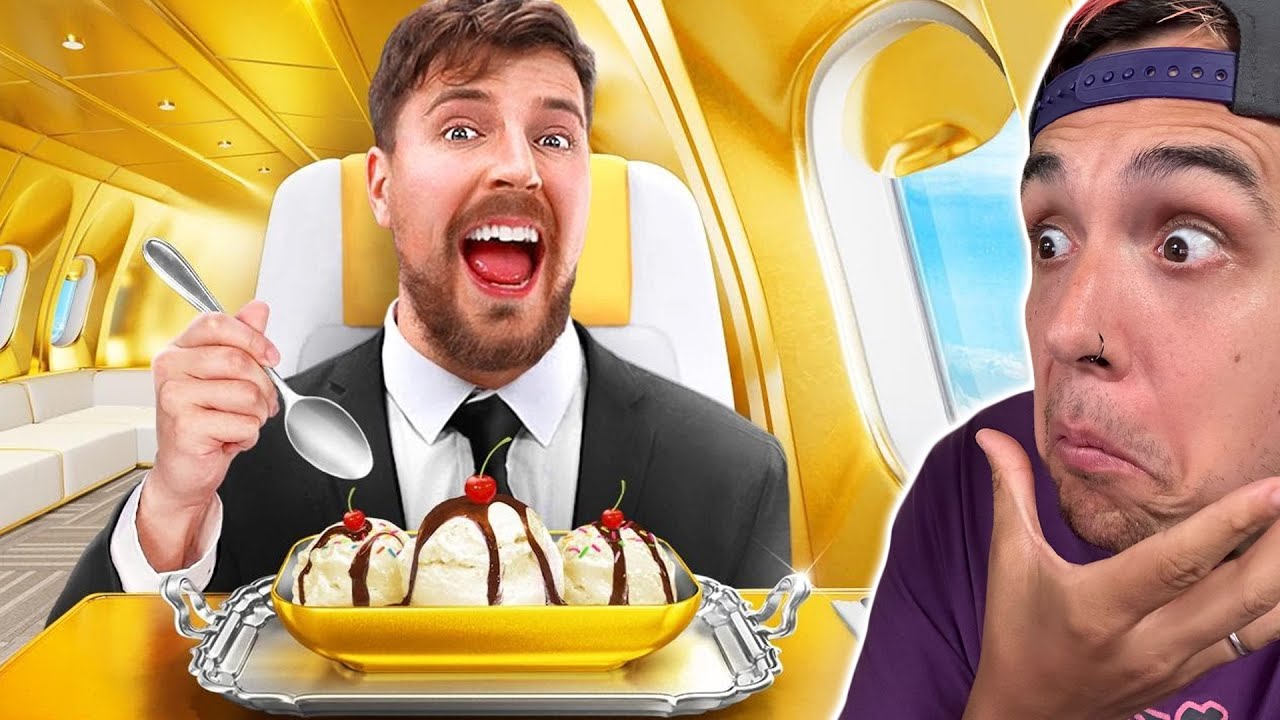 El Vuelo más Caro del Mundo +500.000 $ ✈️💰| REACCIÓN MRBEAST