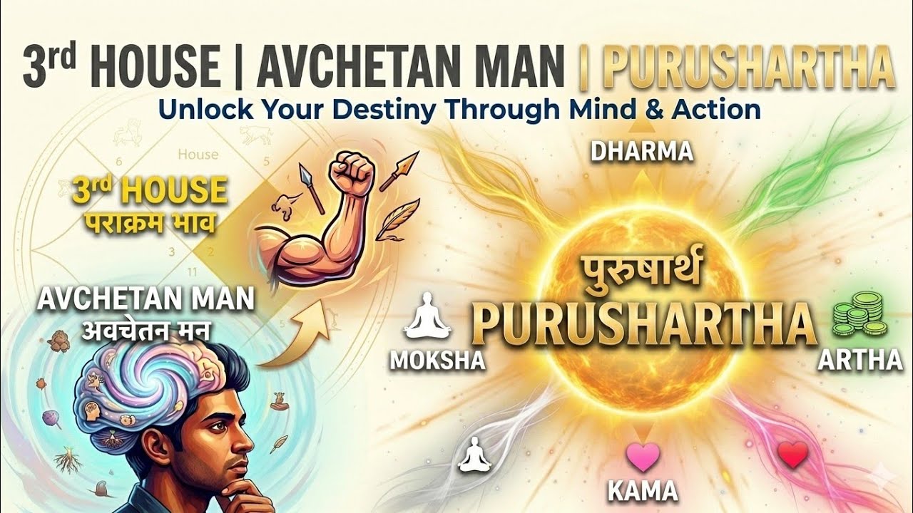 तीसरा भाव, अवचेतन मन और पुरुषार्थ