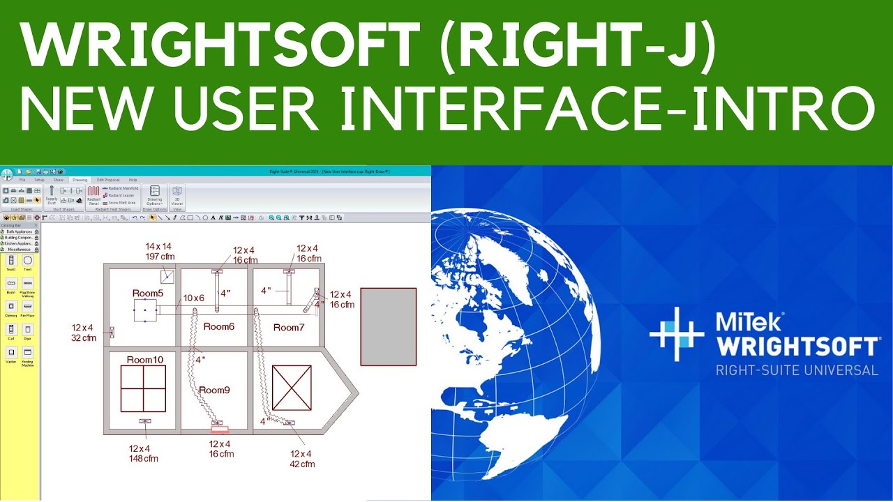 Wrightsoft: Manual J Heat Load Calculation - New User Interface