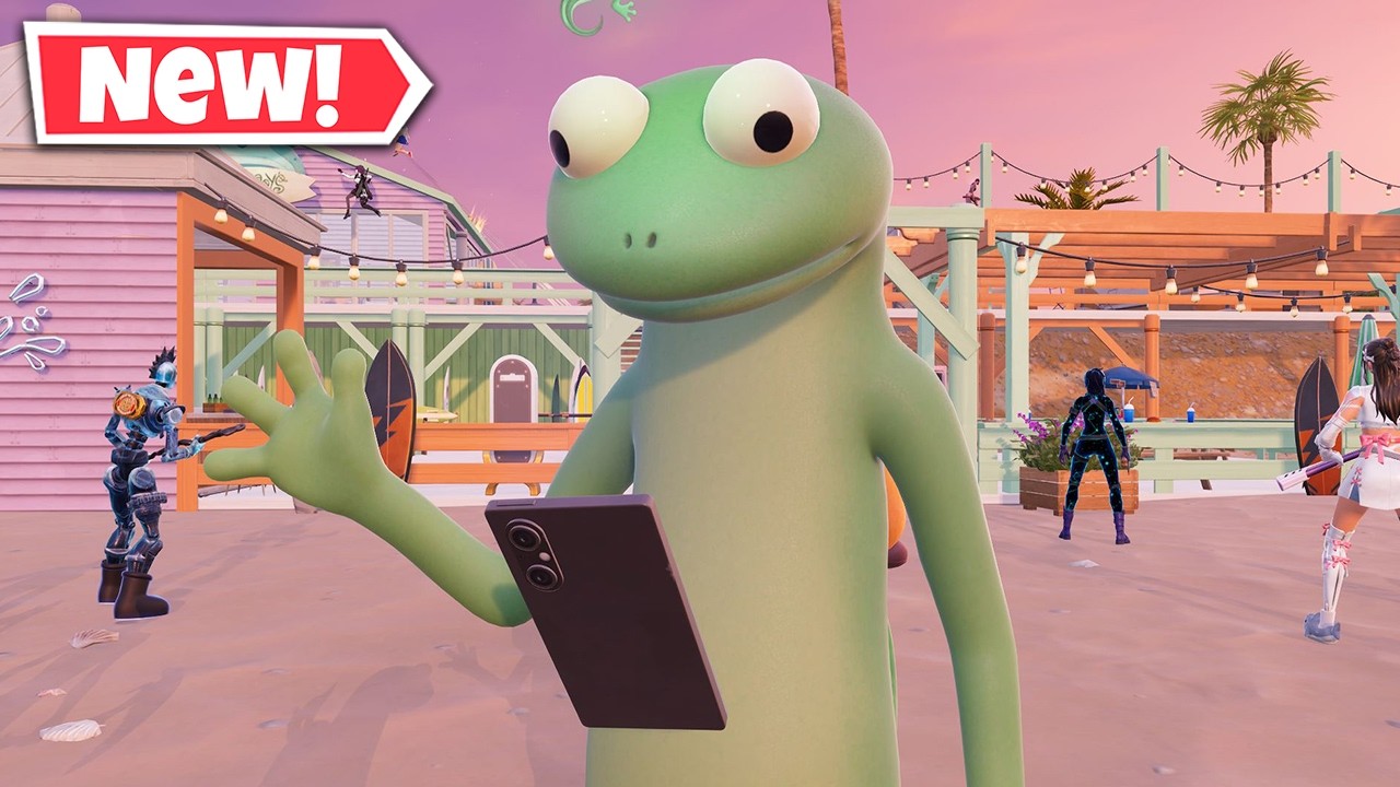 NEW TOM LIZARD Skin Gameplay In Fortnite! (HOPPERS)