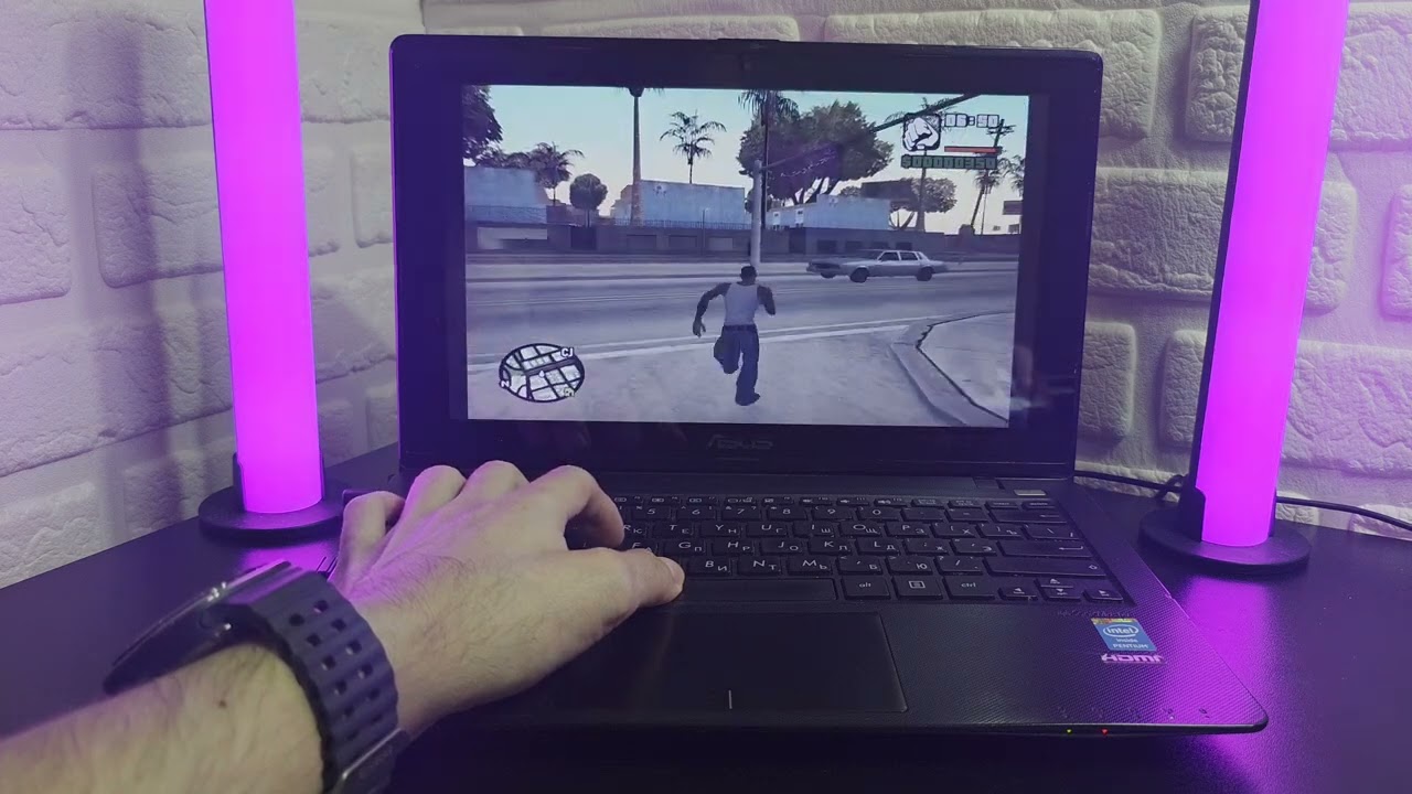 Продаю Компактный Ноутбук с Играми Asus + Офис Gta Видео