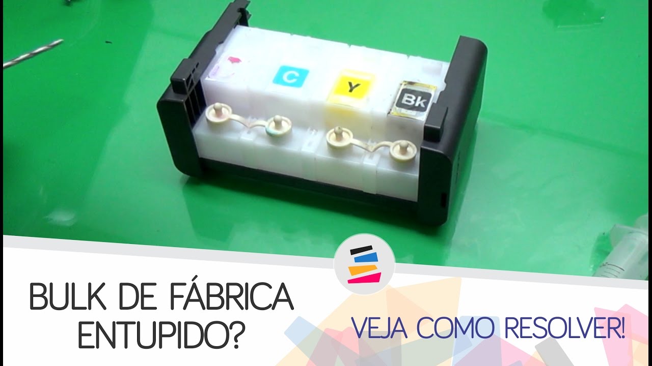 Tutorial - Reparo no Reservatório EcoTank de Tinta Entupido - Bulk Ink de Fábrica Epson - SULINK