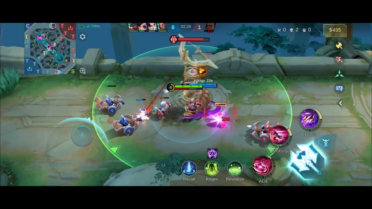 Frist game with 15 kill winner.. Mobile legends 