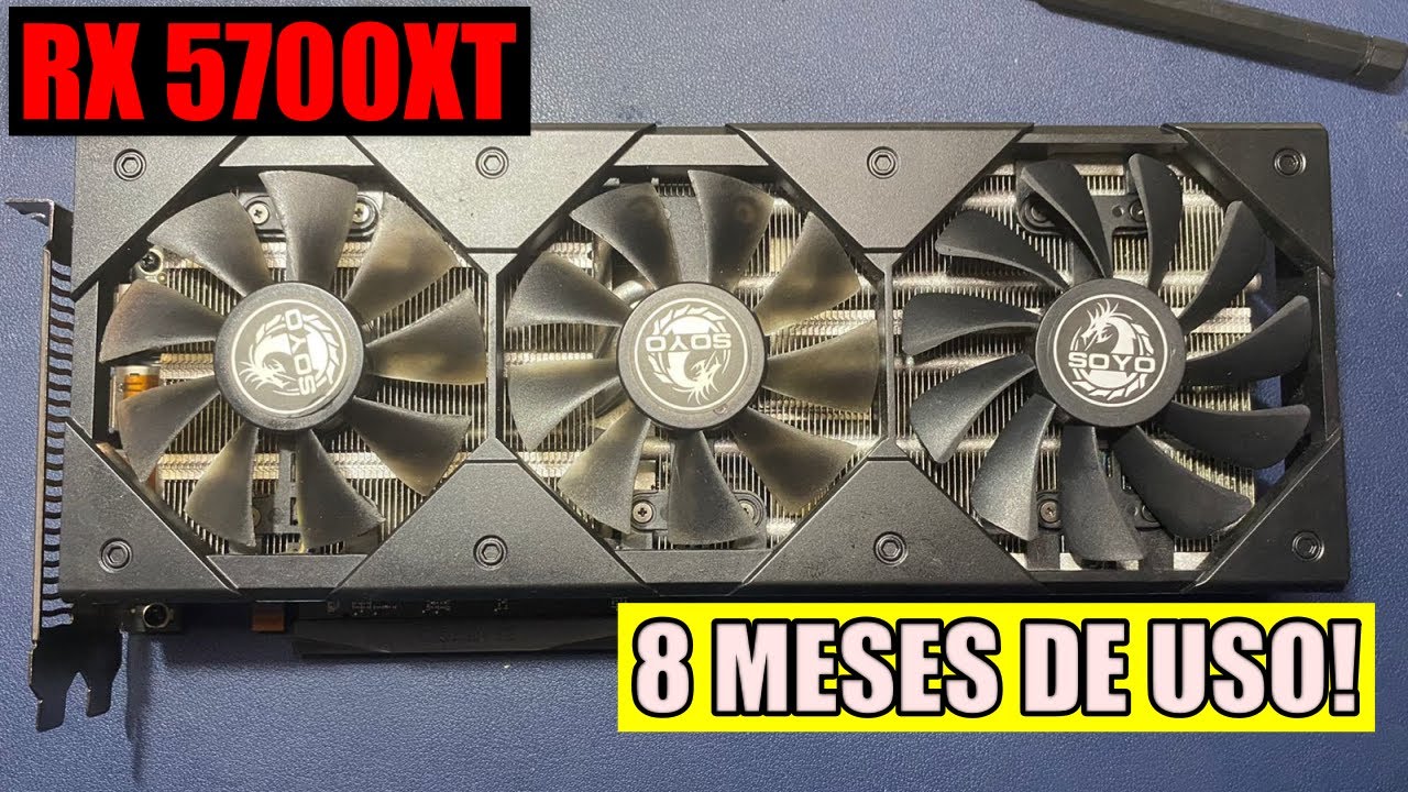 RX 5700XT 8GB - SOYO/ELSA/51RISC - APÓS 8 MESES DE USO!