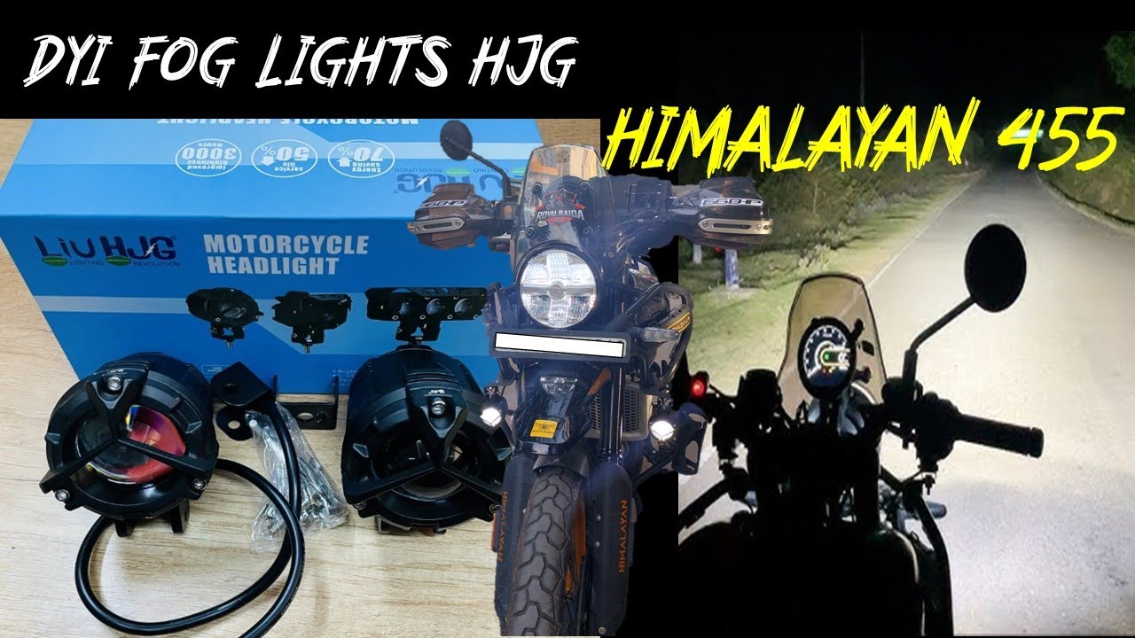 DIY | Fog Lights | HJG | Himalayan 450 | ROYAL Raida | Clear Visibility |Y-Type