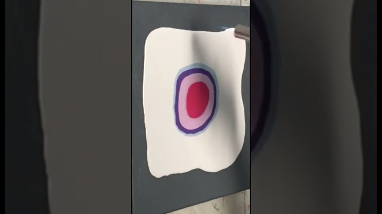 Bloom, Acrylic pour painting. Acrylic pouring abstract painting. Easy abstract painting