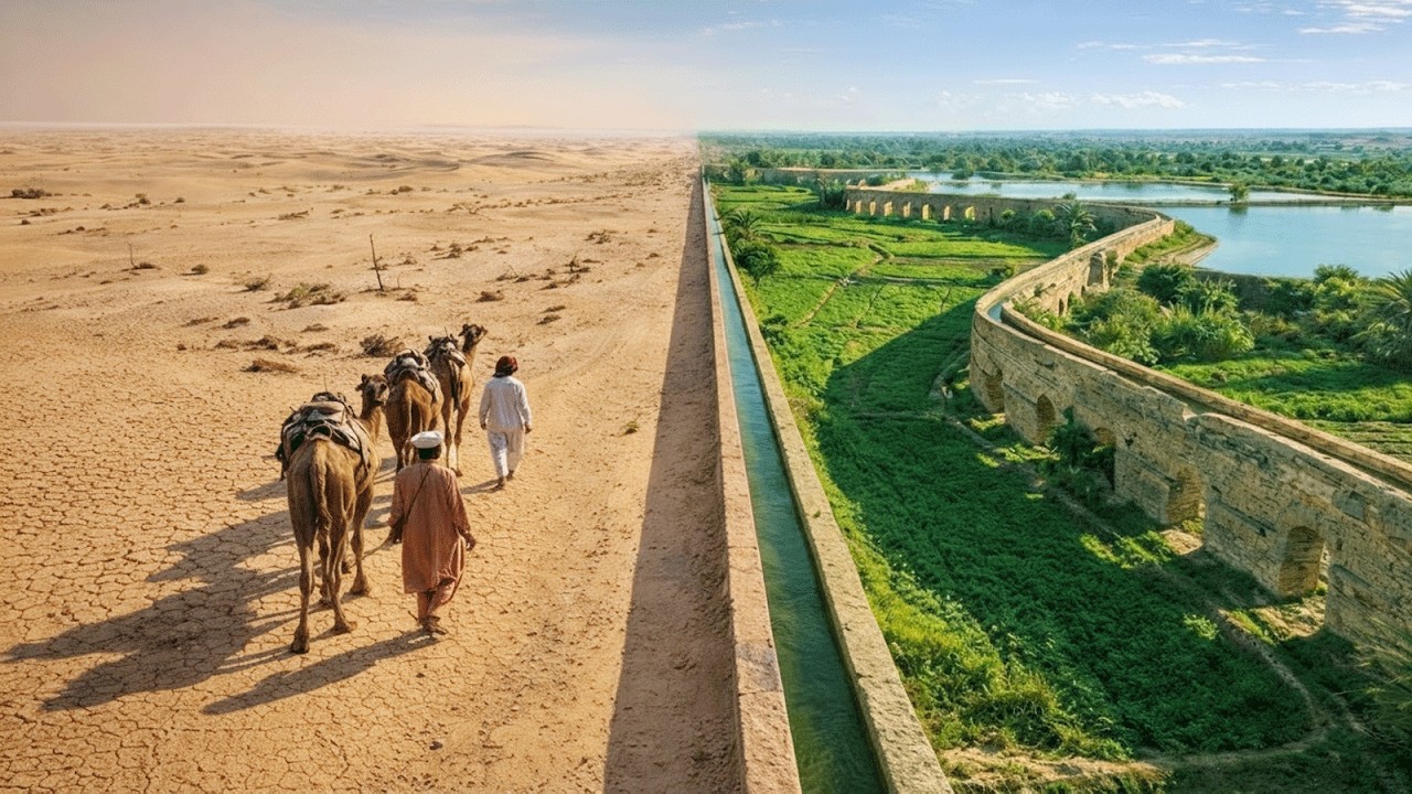 India Convirtió un Desierto en un Oasis Solo con Este Sistema Simple – Esto Es Difícil de Creer