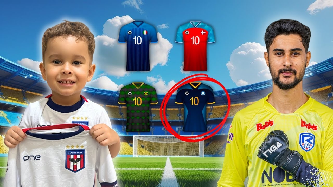 CRIANDO NOVO TIME DE FUTEBOL PRO MEU FILHO - PRECISO DE JOGADORES!