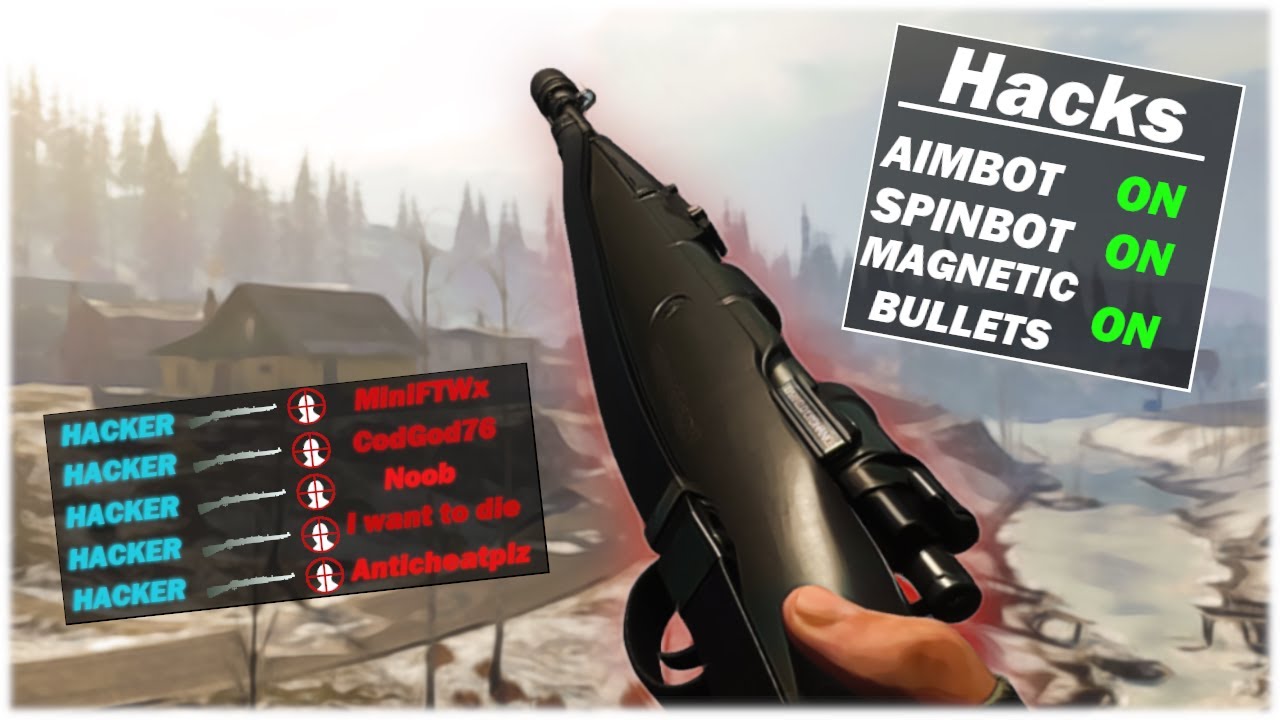 Call of Duty SnD but this hacker has Spinbot + Magnetic Bullets...