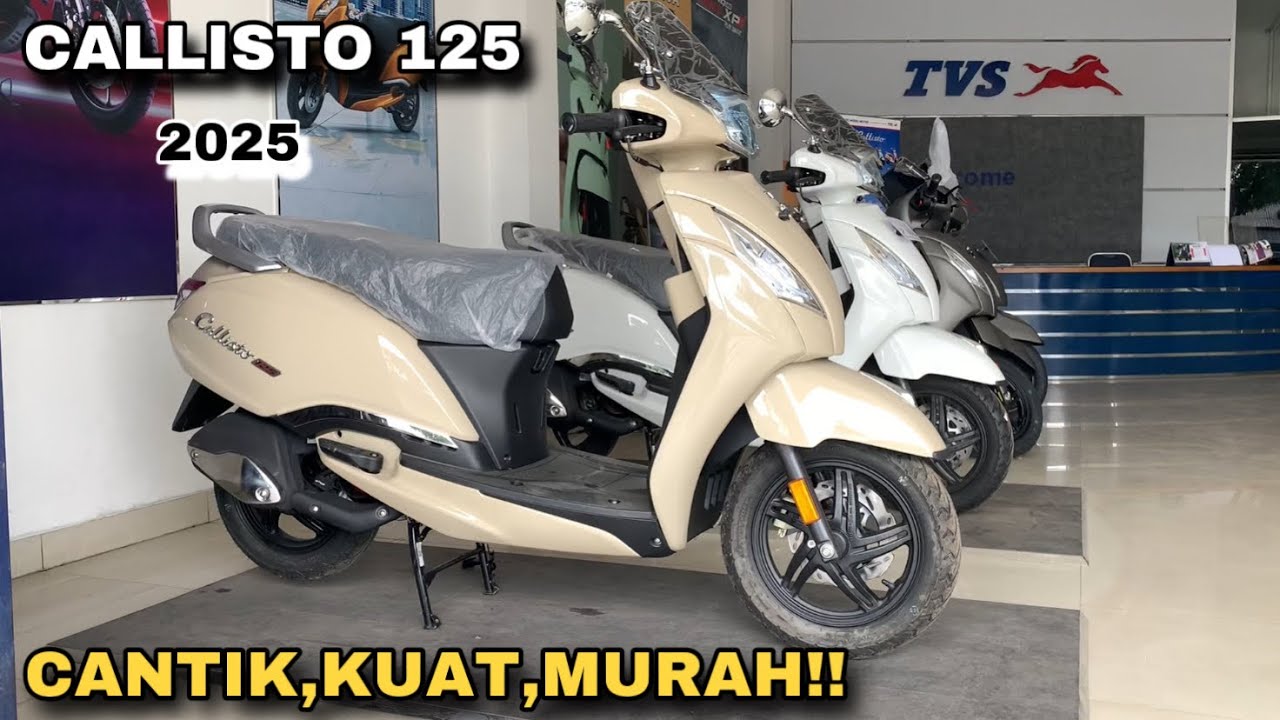 TVS CALLISTO 125 Terbaru 2025 I Pilihan Warna,Type dan Harga