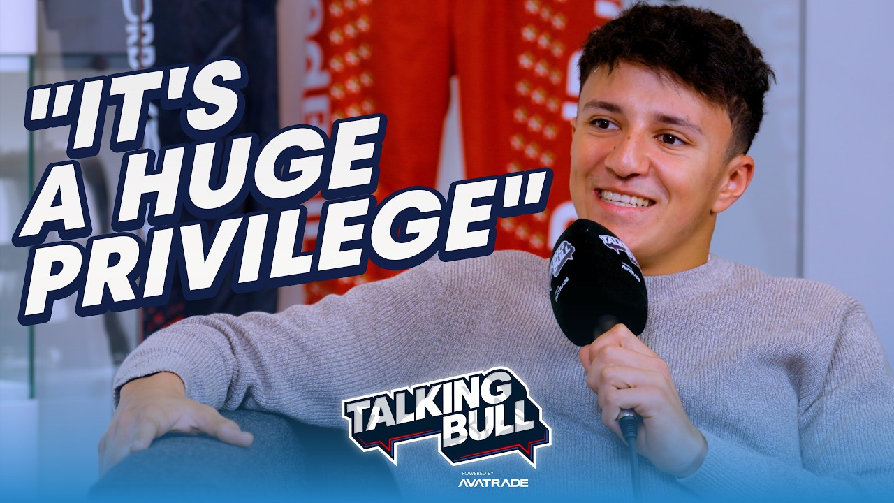 Isack Hadjar's FIRST INTERVIEW as an Oracle Red Bull Racing Driver! | Talking Bull