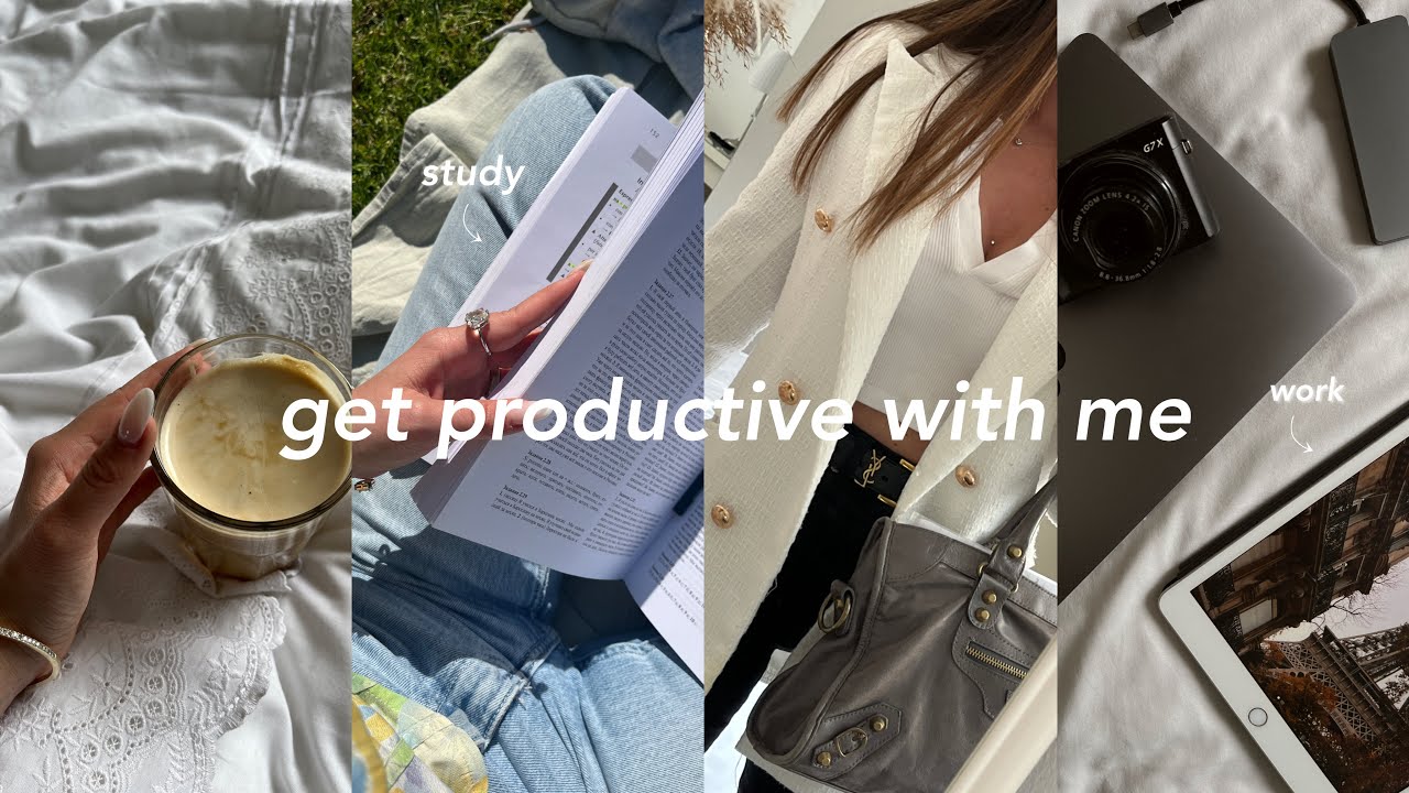 Get productive with me 👩🏽‍💻 | federica