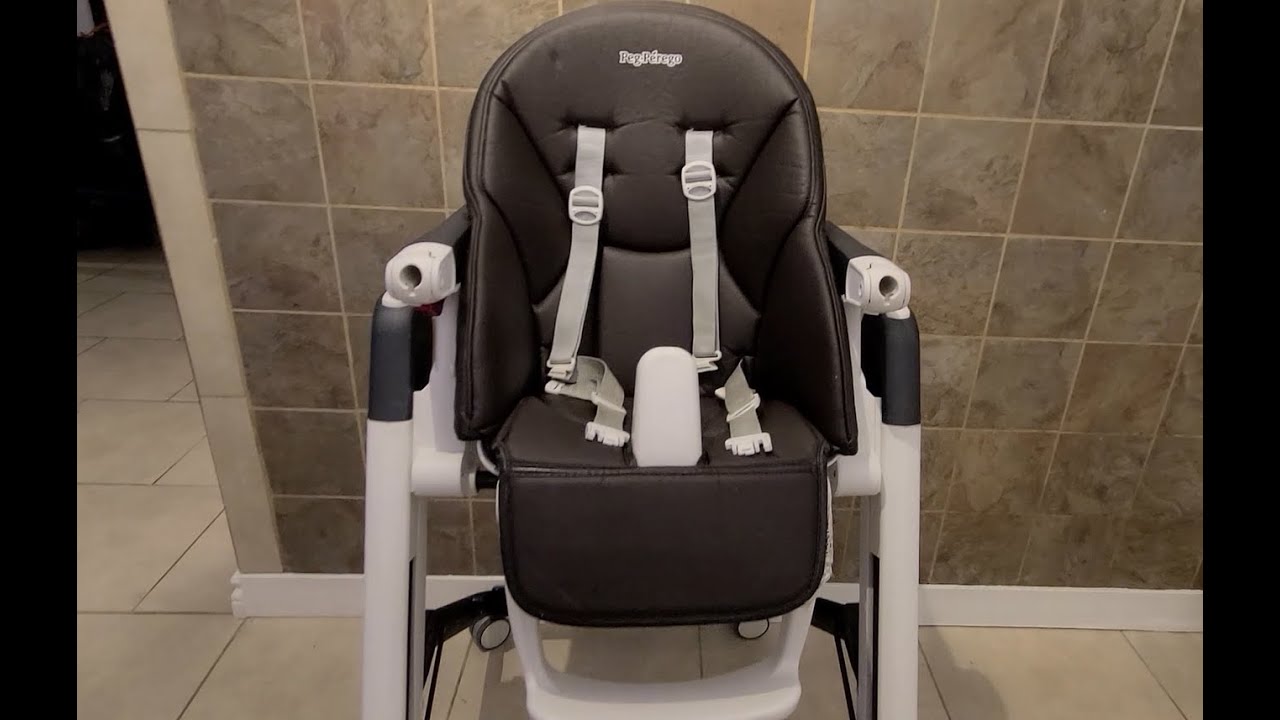How to remove the straps and cover of a Peg Perego Siesta High Chair