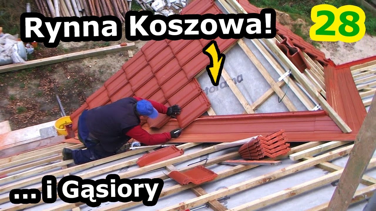 Rynny Koszowe - Jak zamontować? *Przybijamy Osówkę i montujemy Gąsiory na Dachu (Vlog 28)