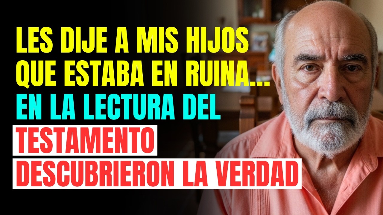 Les Dije A Mis Hijos Que Estaba En Ruina… En La Lectura Del Testamento Descubrieron La Verdad