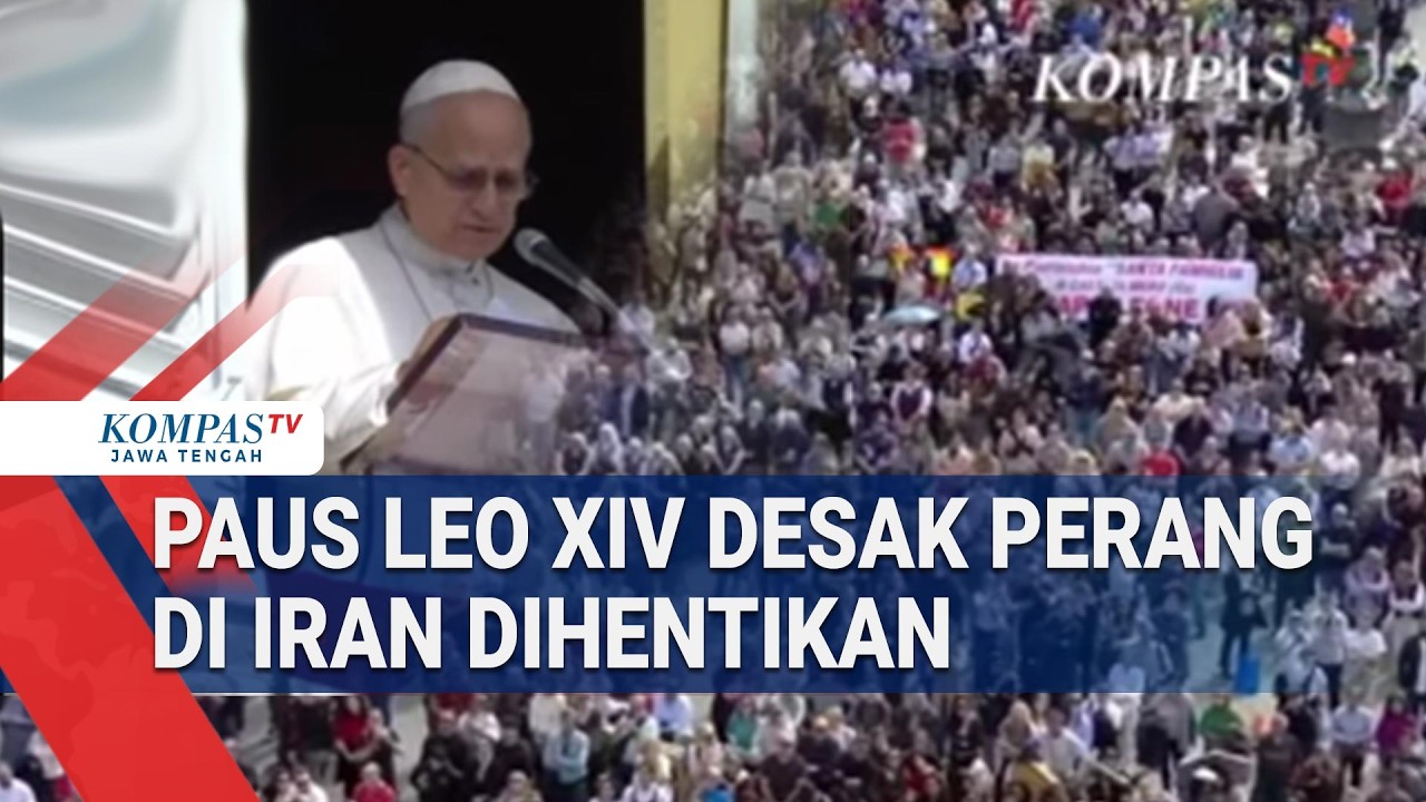 Paus Leo XIV Desak Perang di Iran Dihentikan