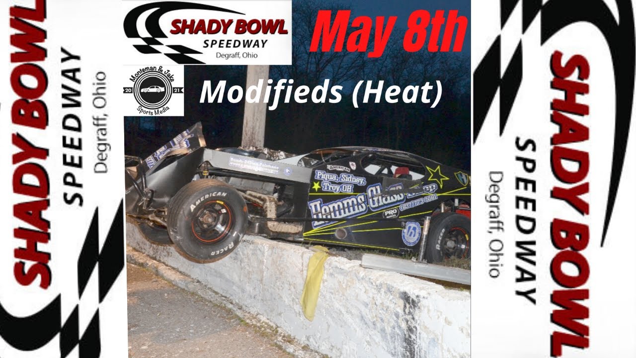 (Full Race) Shadybowl Speedway Modifieds - Heat (WILD CRASH)