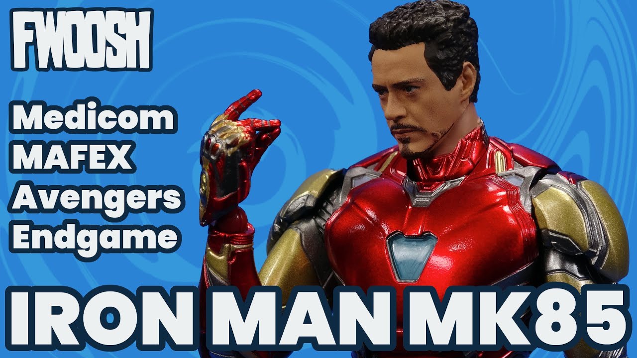 Обзор фигурки MAFEX Iron Man Mk85 Tony Stark Avengers: Endgame Medicom Marvel