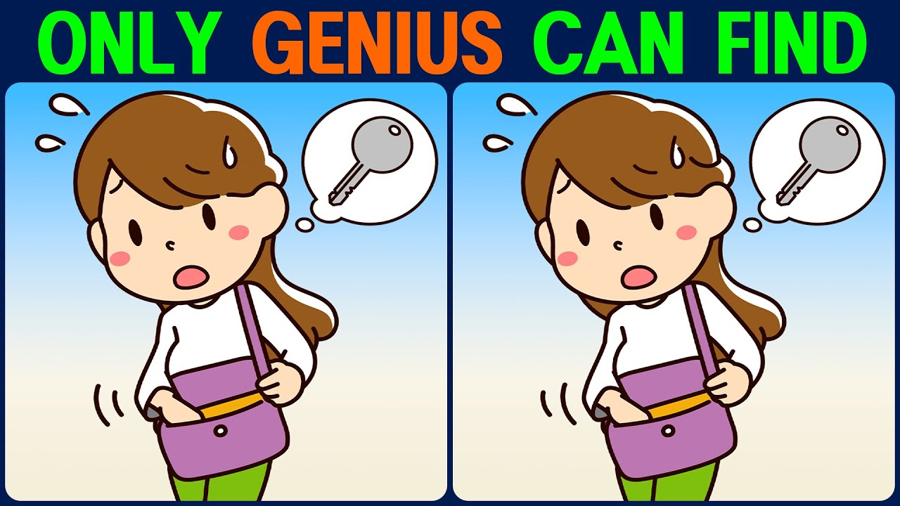 【Find the Difference】 The top 1% of geniuses are all to be found !