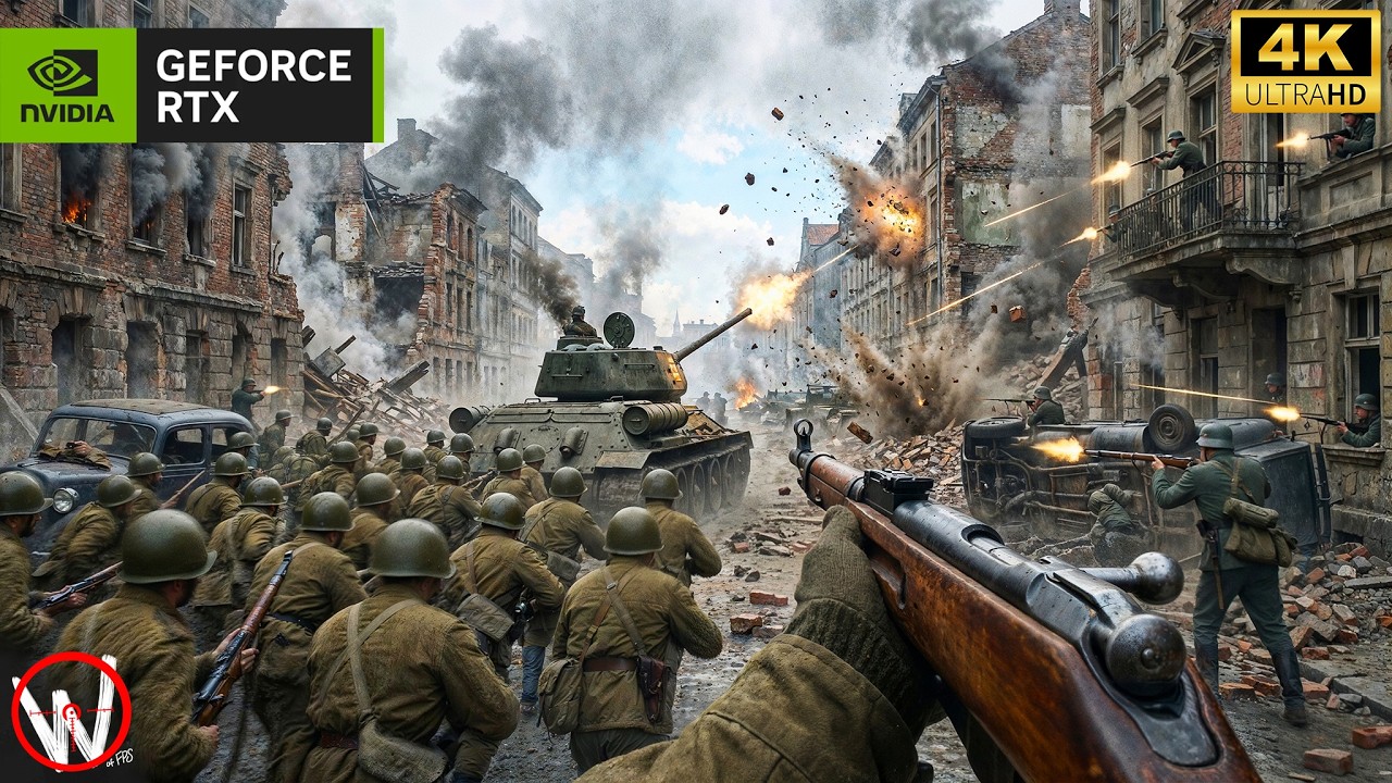 The Soviet army is advancing on Berlin / Realistic Ultra Graphics Gameplay [4K60FPSHDR] Call of Duty