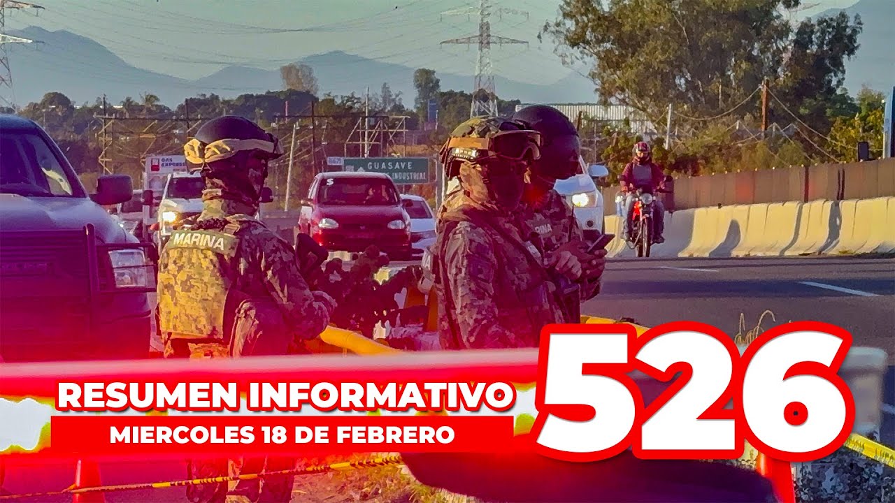 🔴 #envivo DÍA 526: RESUMEN INFORMATIVO MIÉRCOLES 18 DE FEBRERO