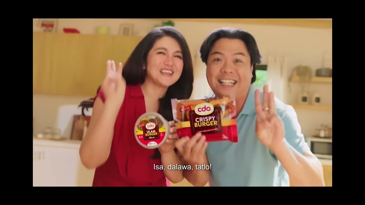 0:11 ulam burger  0:18 crispy burger