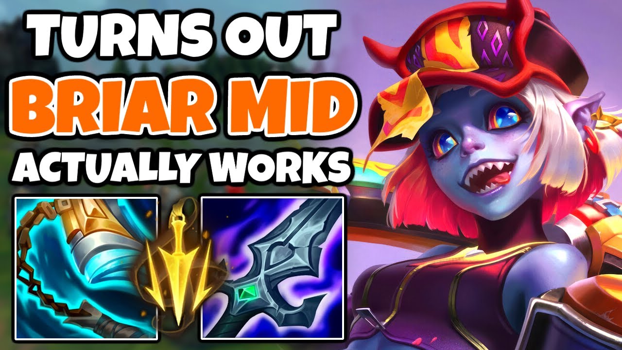 Briar Mid actually feels pretty good to play (Good Dueling, Sustain, and Scaling) | Pekin Woof