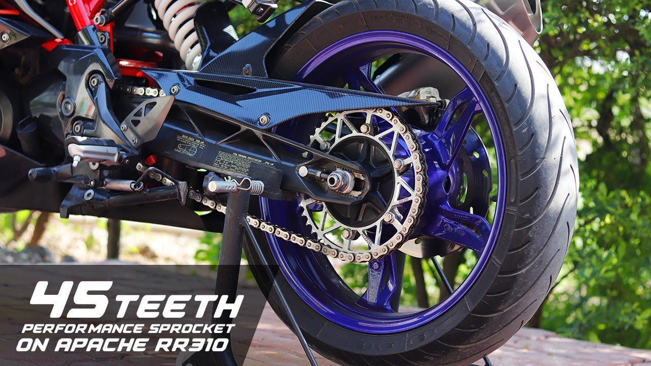 Sparrowteck 45 Teeth Performance Sprocket for Apache RR310