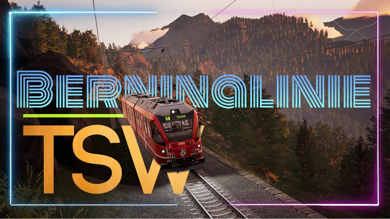 Train Sim World 5: Berninalinie: Tirano - Ospizio Bernina Route Add-On (ASMR)