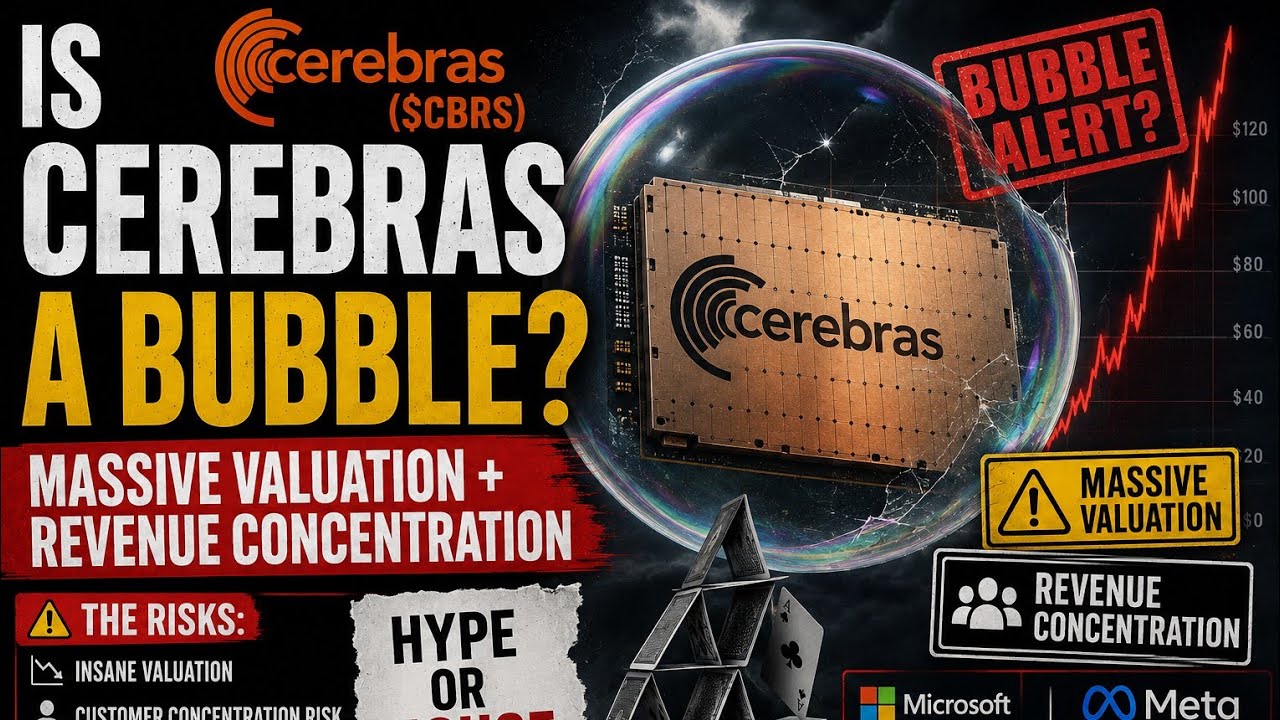 Cerebras ($CBRS) &mdash; это пузырь? Огромная оценка и концентрация доходов.