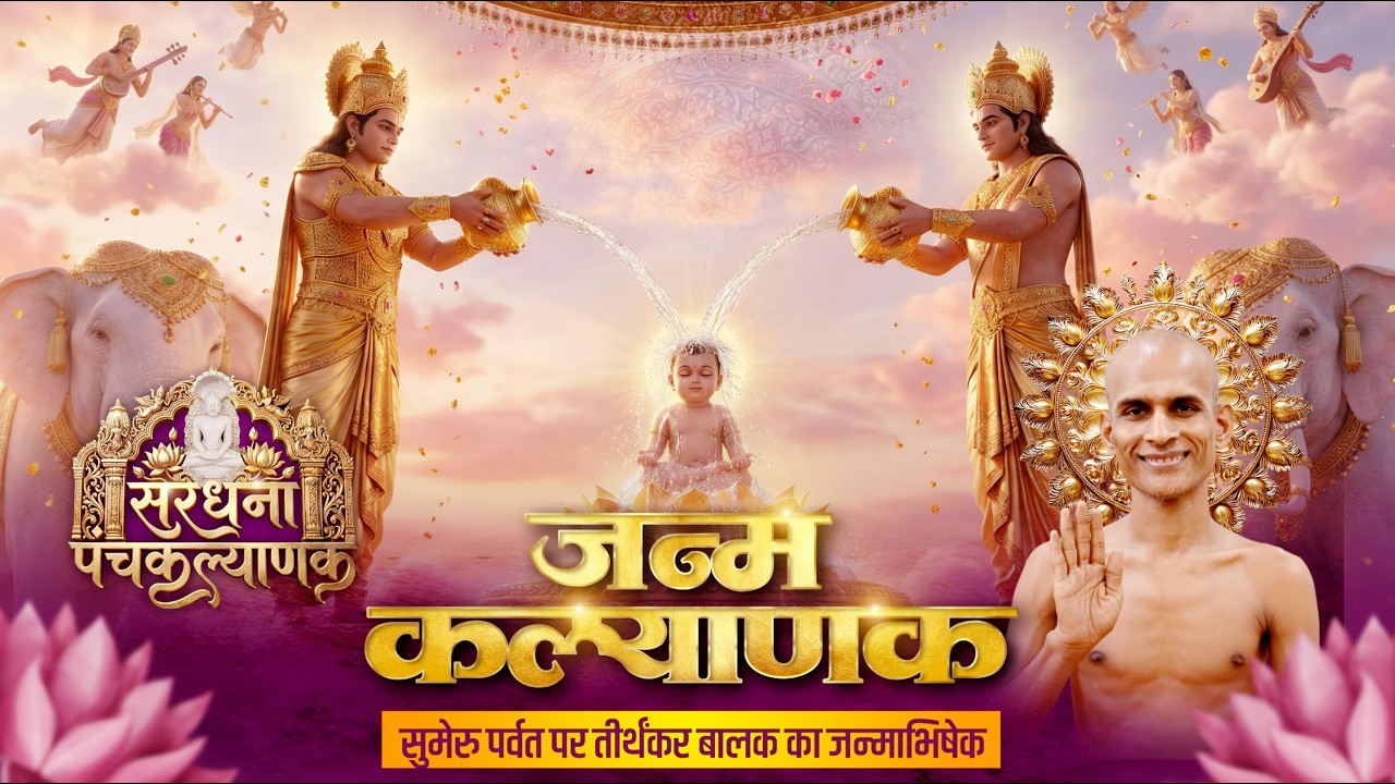 LIVE 🛑25-02-26 जन्म कल्याणक ।श्री मजिनेंद्र जिनबिम्ब पंचकल्याणक महोत्सव।। सरधना, मेरठ।।