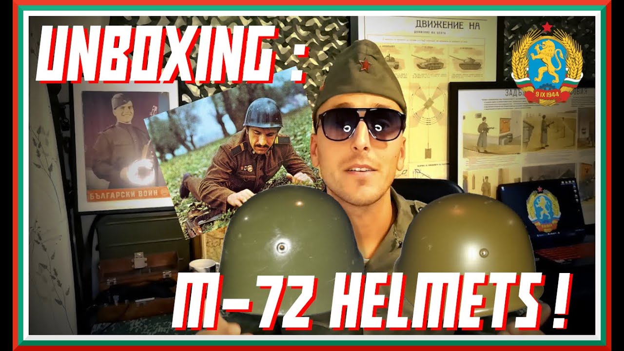 [UNBOXING] M-72 Helmets of the Bulgarian Peoples Army #coldwar #bulgaria