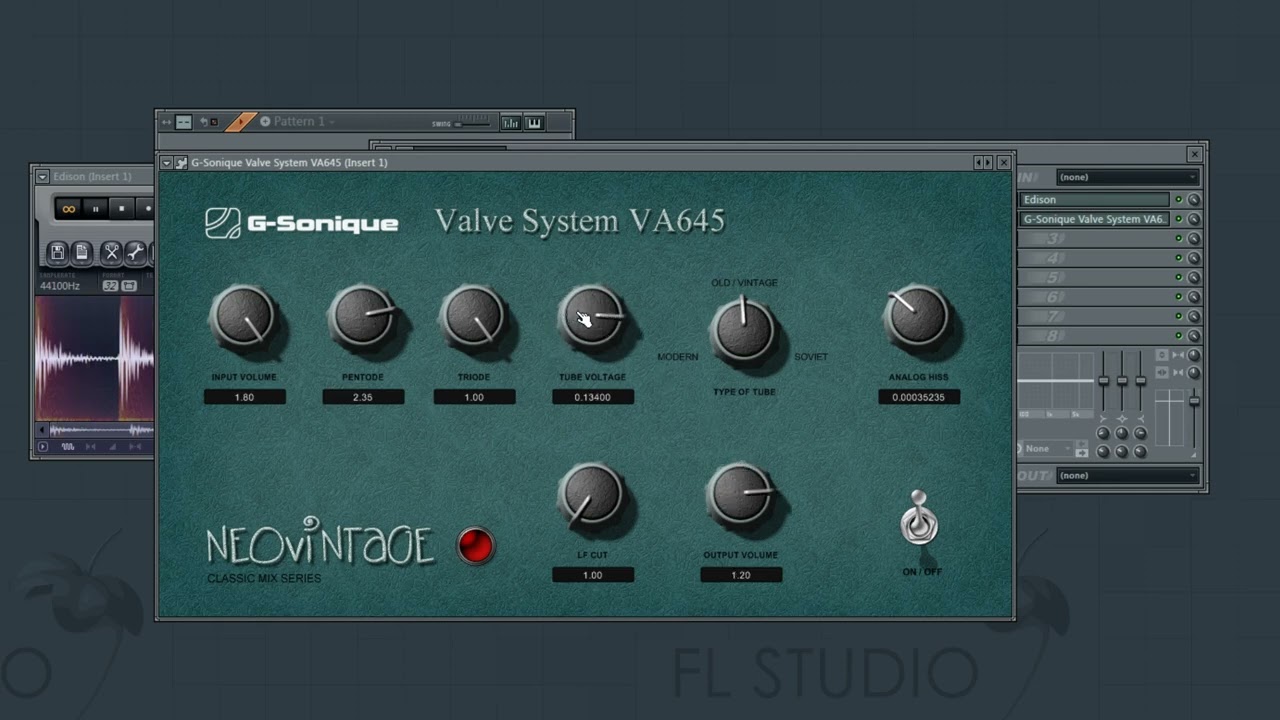 Valve System VA645  - Realistic vacuum tube emulation plug-in / No harshness round transients/treble