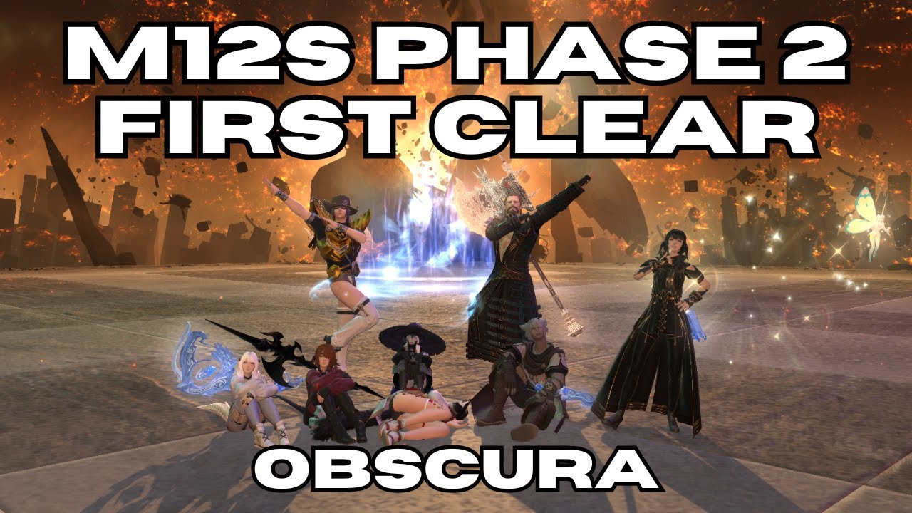 FFXIV - M12S P2 First Clear - White Mage POV | Week 1 | Obscura