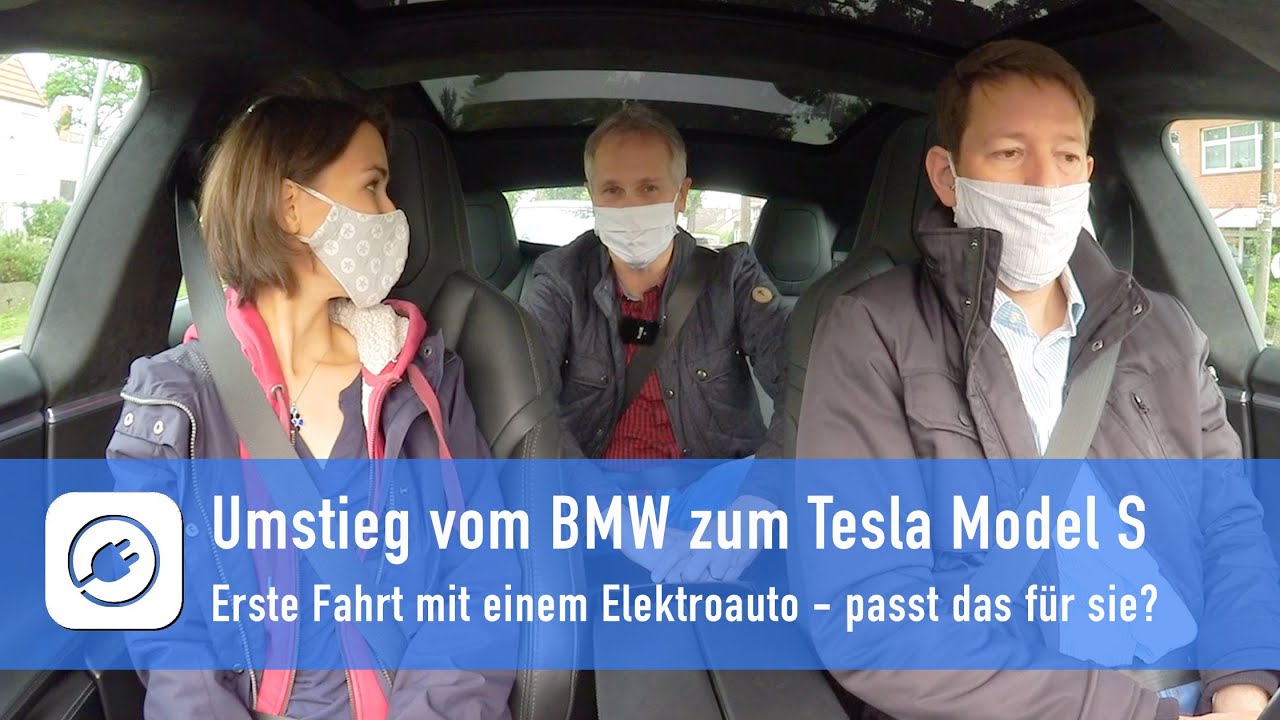 Umstieg vom BMW zum Tesla Model S - Erste Fahrt mit einem Elektroauto. Passt das für sie?