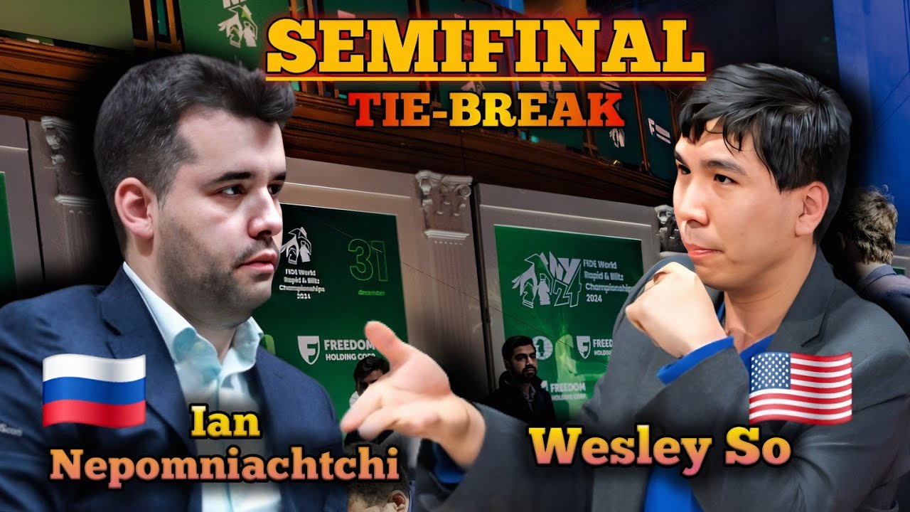 Ian Nepomniachtchi vs Wesley So | SEMIFINAL Tie-Break | FIDE World Blitz 2024