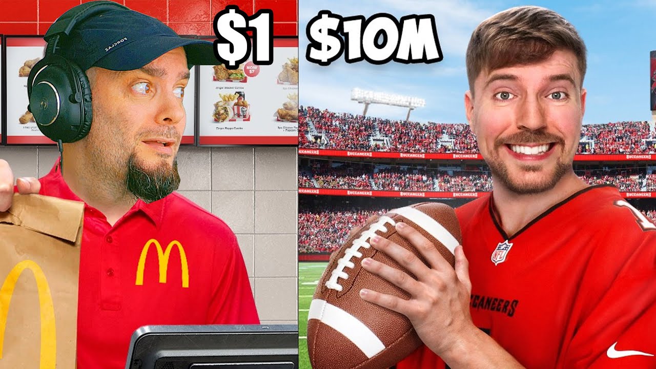 Mi 1º Trabajo Vs el de Mr BEAST