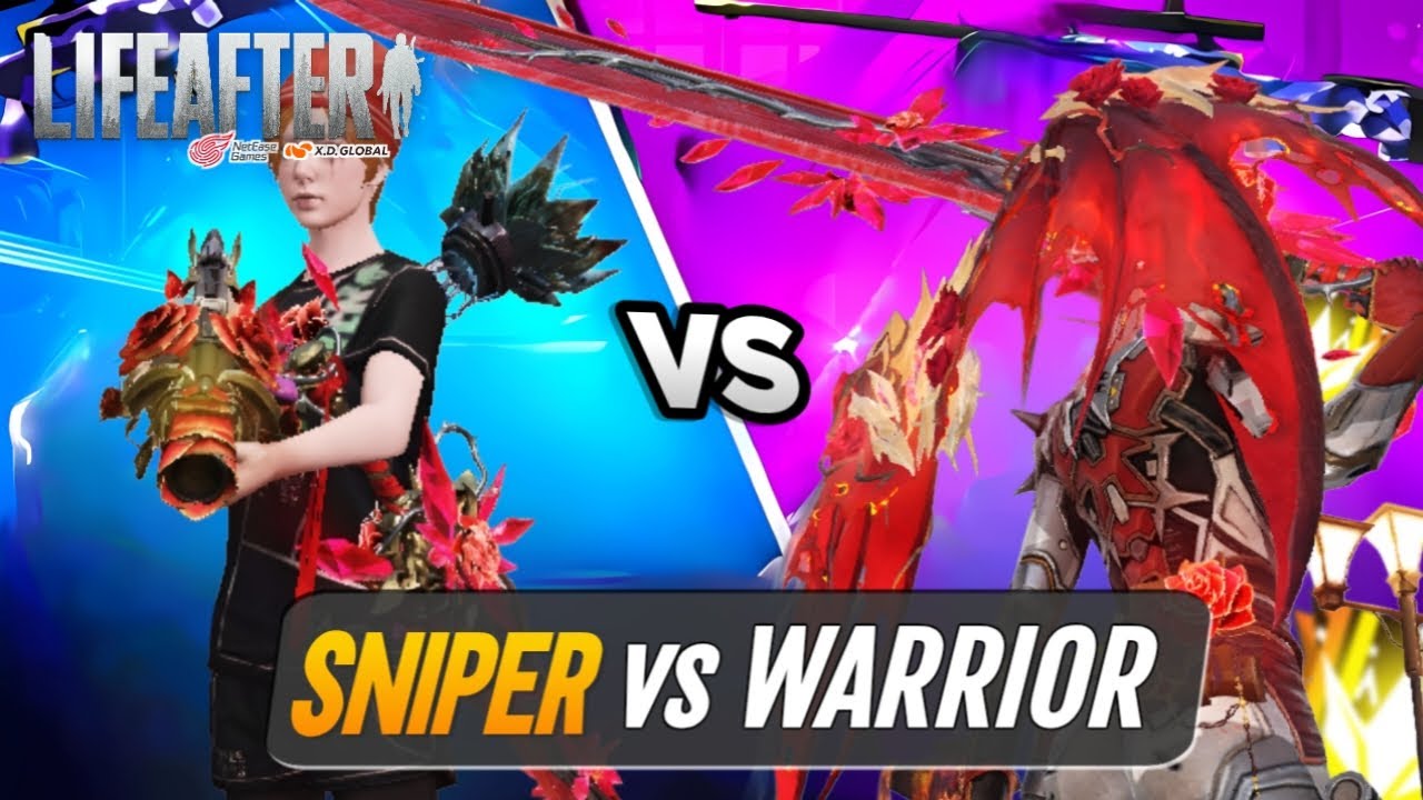LIFEAFTER Training Arena SNIPER vs Warrior Head On Fight