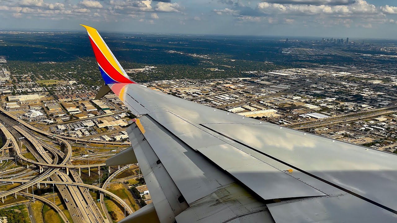 [4K] – Full Flight – Southwest Airlines – Boeing 737-7H4 – MCI-DAL – N232WN – WN2044 – IFS 851