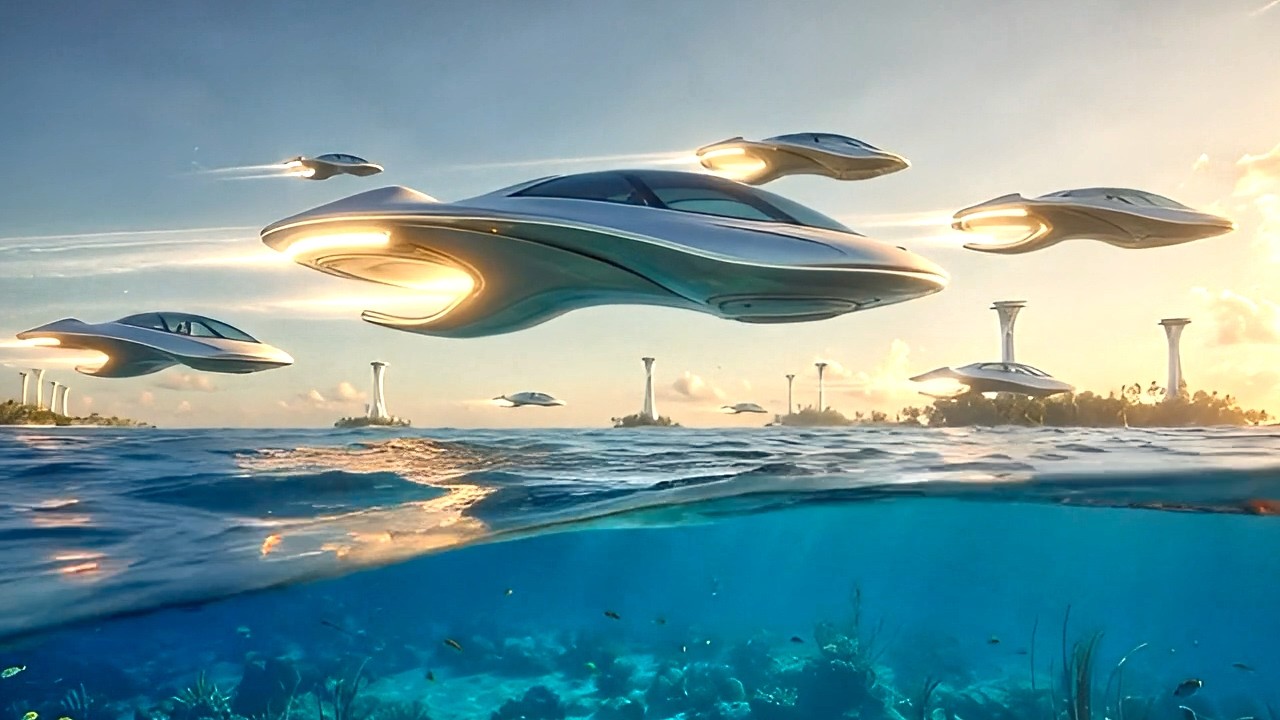 Futuristic Cities: Year 2500 Tropical Paradise Cities  | A Hyper-Realistic Vision of Tomorrow | 4K
