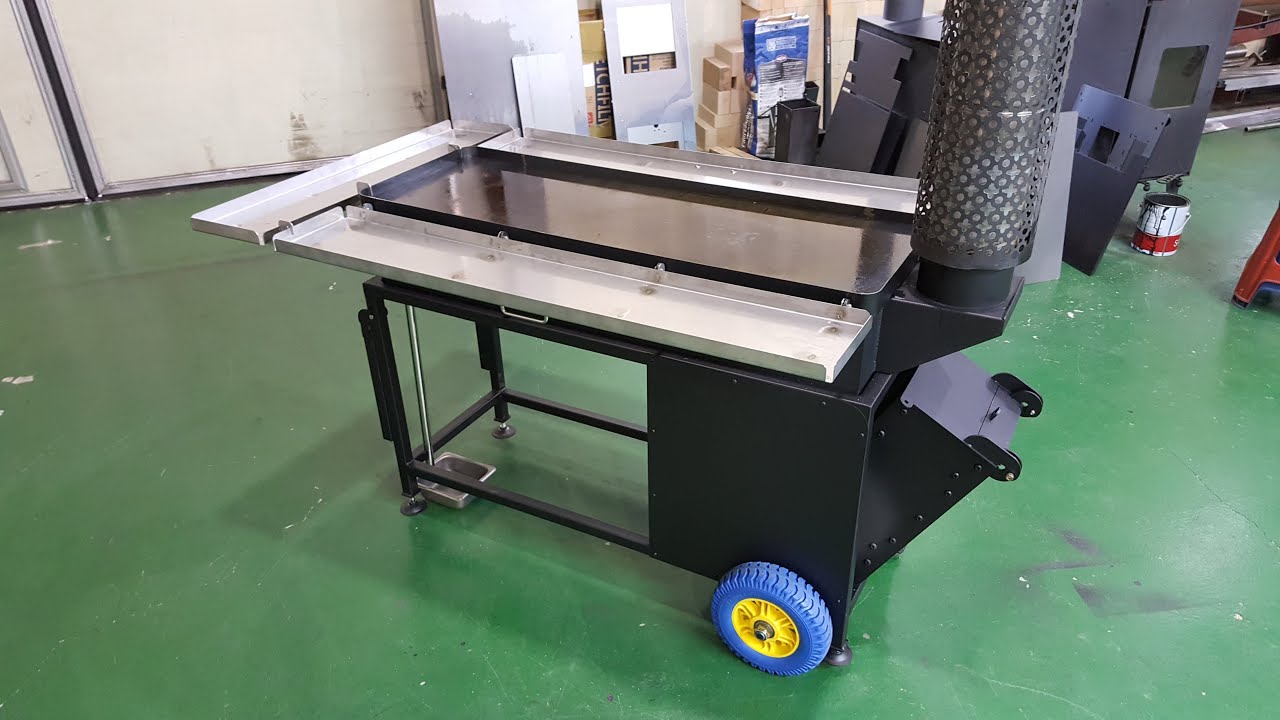 로켓스토브 대형삼겹살 불판.(rocket stove)