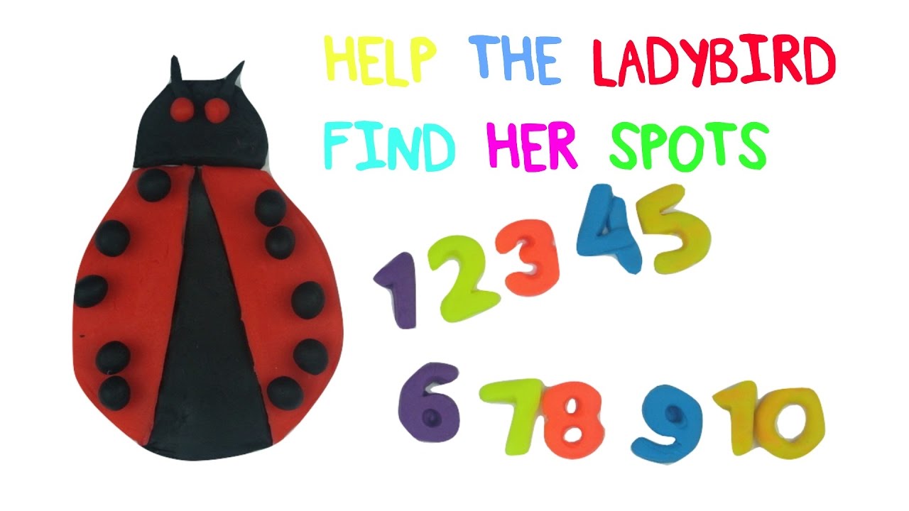 Best Learning Numbers Video For Children - Help the Ladybird find her missing spots!