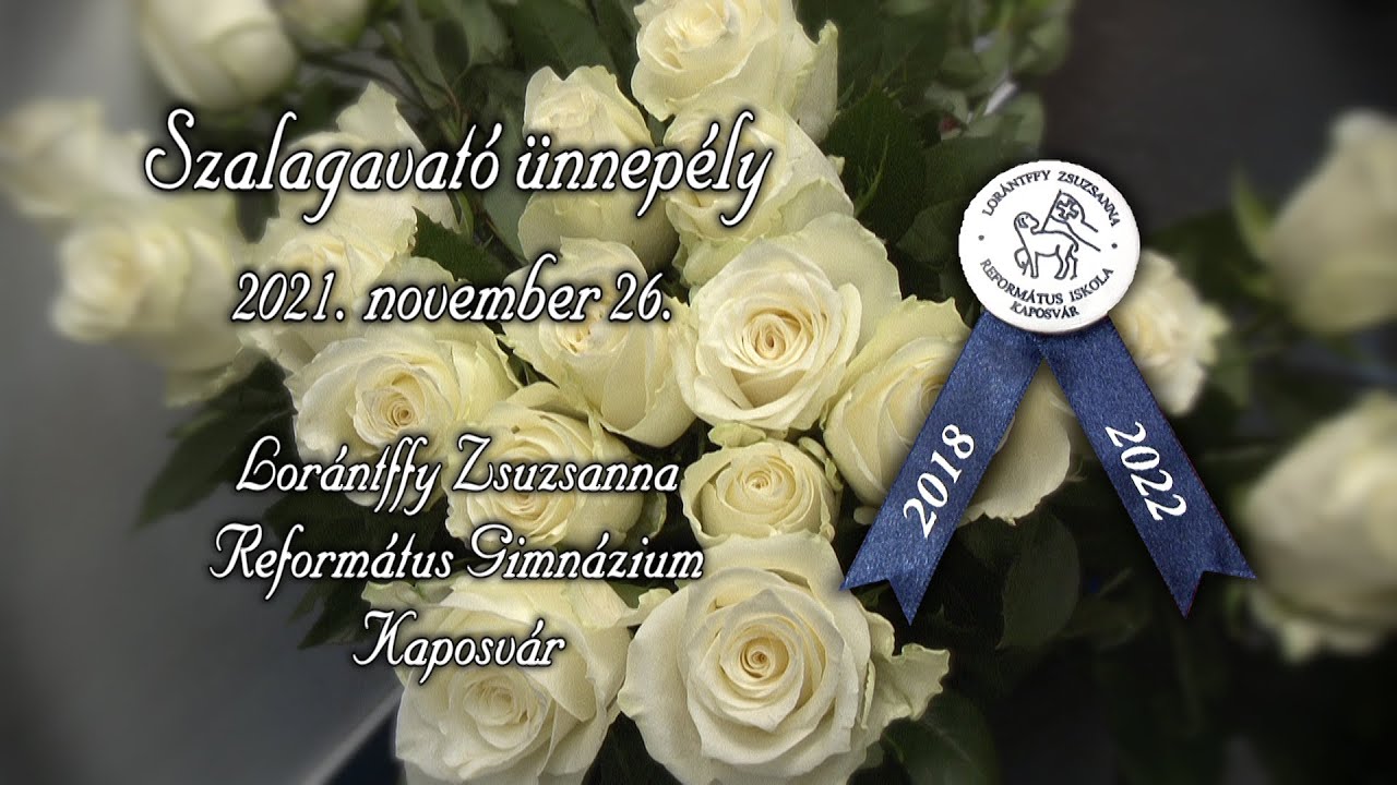 Szalagavató ünnepély - 2021. november 26.
