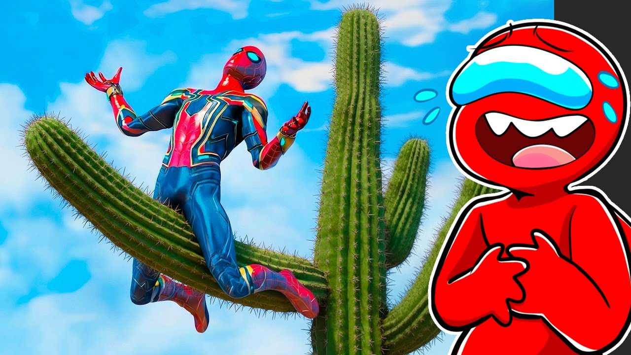 SPIDERMAN vs LAS CAIDAS MAS ALTAS DEL MUNDO | DEEP REACCIONA
