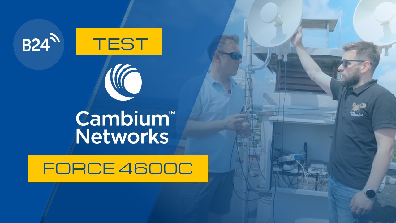 Test Cambium Force 4600C - rewolucja w sieciach bezprzewodowych na 6GHz