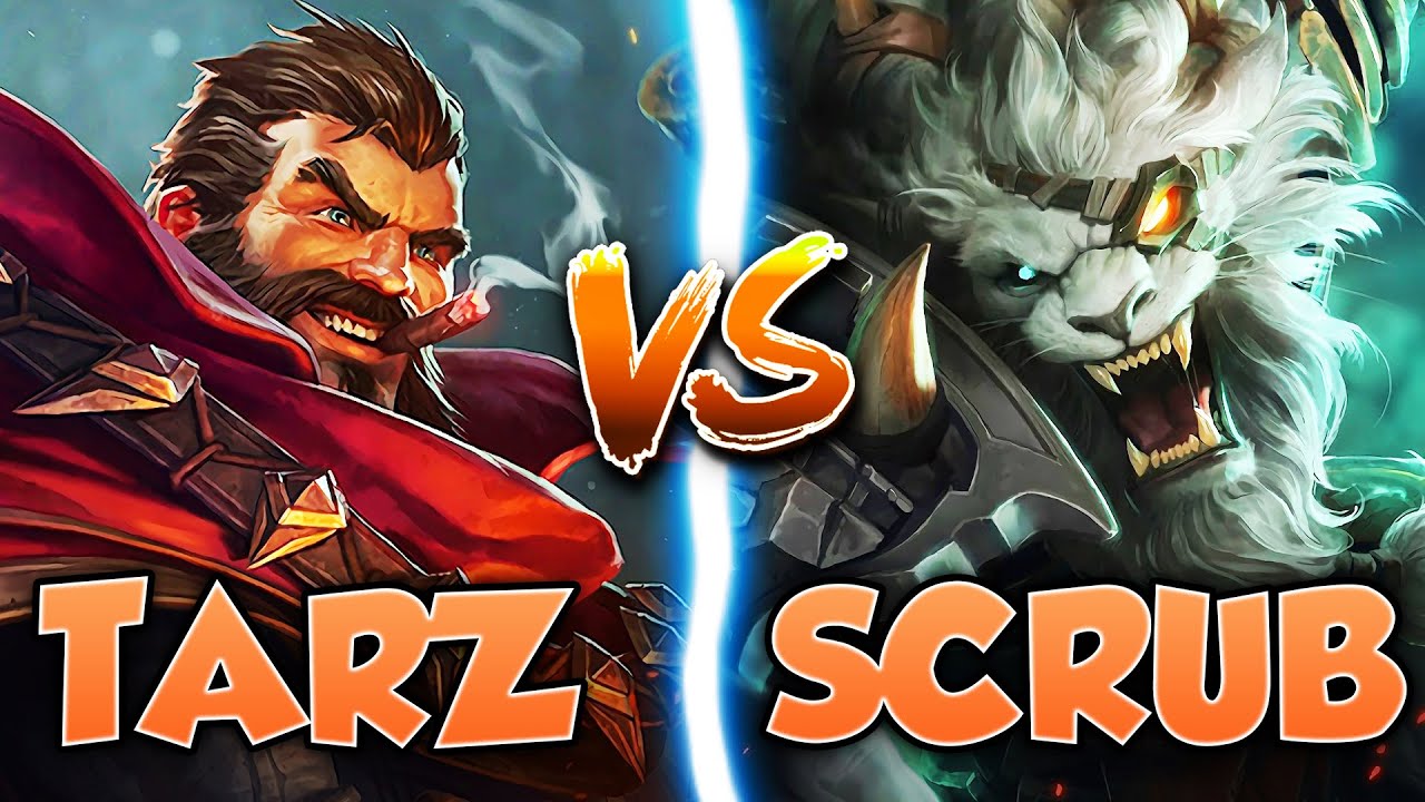 WHEN TARZANED GRAVES MEETS SCRUBNOOB RENGAR | WHO WILL WIN?