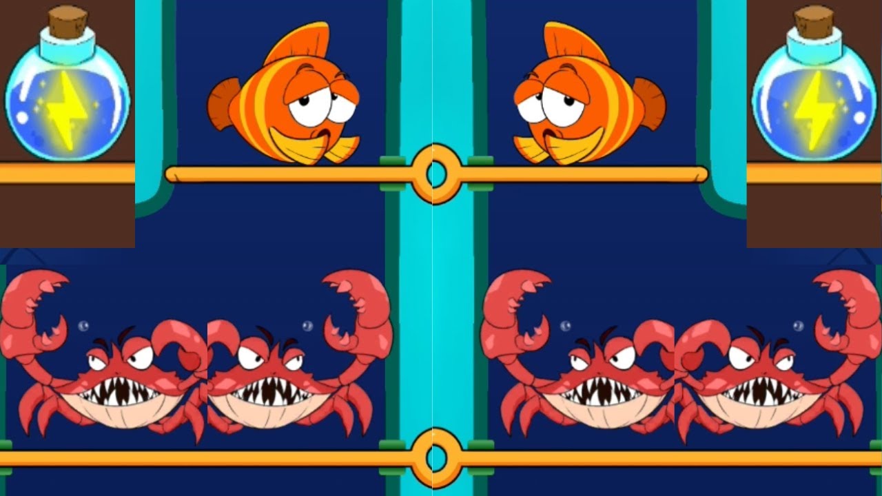save the fish / pull the pin level save fish game pull the pin android and ios games / mobile game