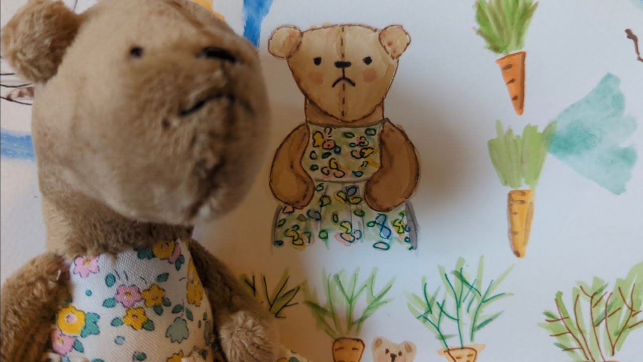 Spring vlogs day 4 - Watercolour painting, knitting and a trip to town