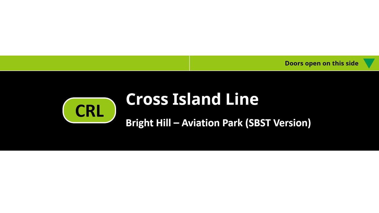 (Xmas Special) Cross Island Line in car announcement SBST version