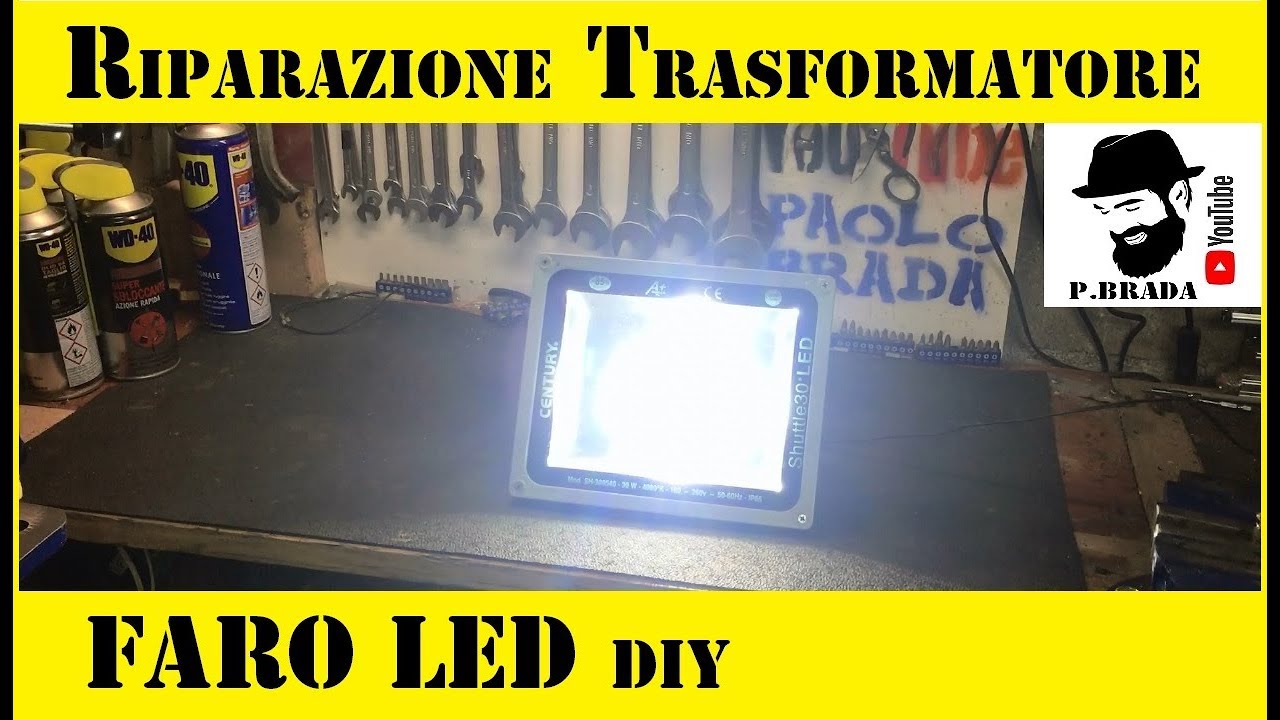 Riparazione trasformatore faro led by Paolo Brada DIY